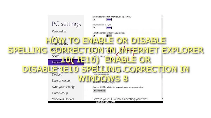 How to Enable or Disable Spelling Correction in Internet Explorer 10 IE10