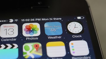 How to Make Your Weather Icon Live in iOS 7