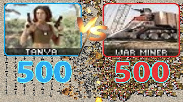 Tanya vs War Miner - Red Alert 2