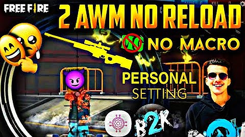 Double AWM macro setting | Awm macro free fire pc | Bluestacks super fast sniping awm settings