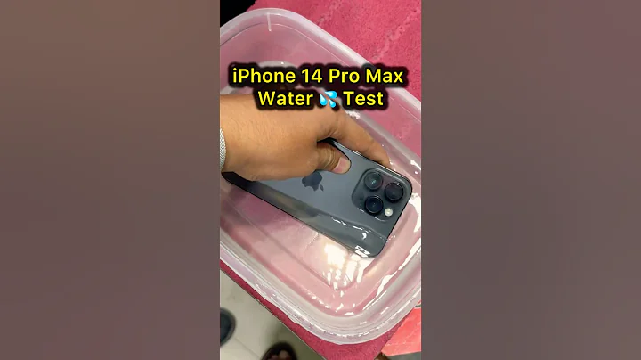 iPhone 14 Pro Max:The Ultimate water Test #shorts #youtubeshorts #iphone14promax