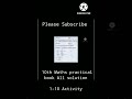 10th maths-1 Practical book solutions 2022-23 1to10 Activity (Algebra)