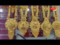 20,Delicate Gold Polish Long Haram Jewellery Set || The Jewellery Place || Whatsapp📲 +91 7359294137,