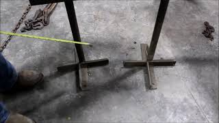 CUSTOM MADE TRACTOR ENGINE SPLITTING STANDS *PAIR For Sale