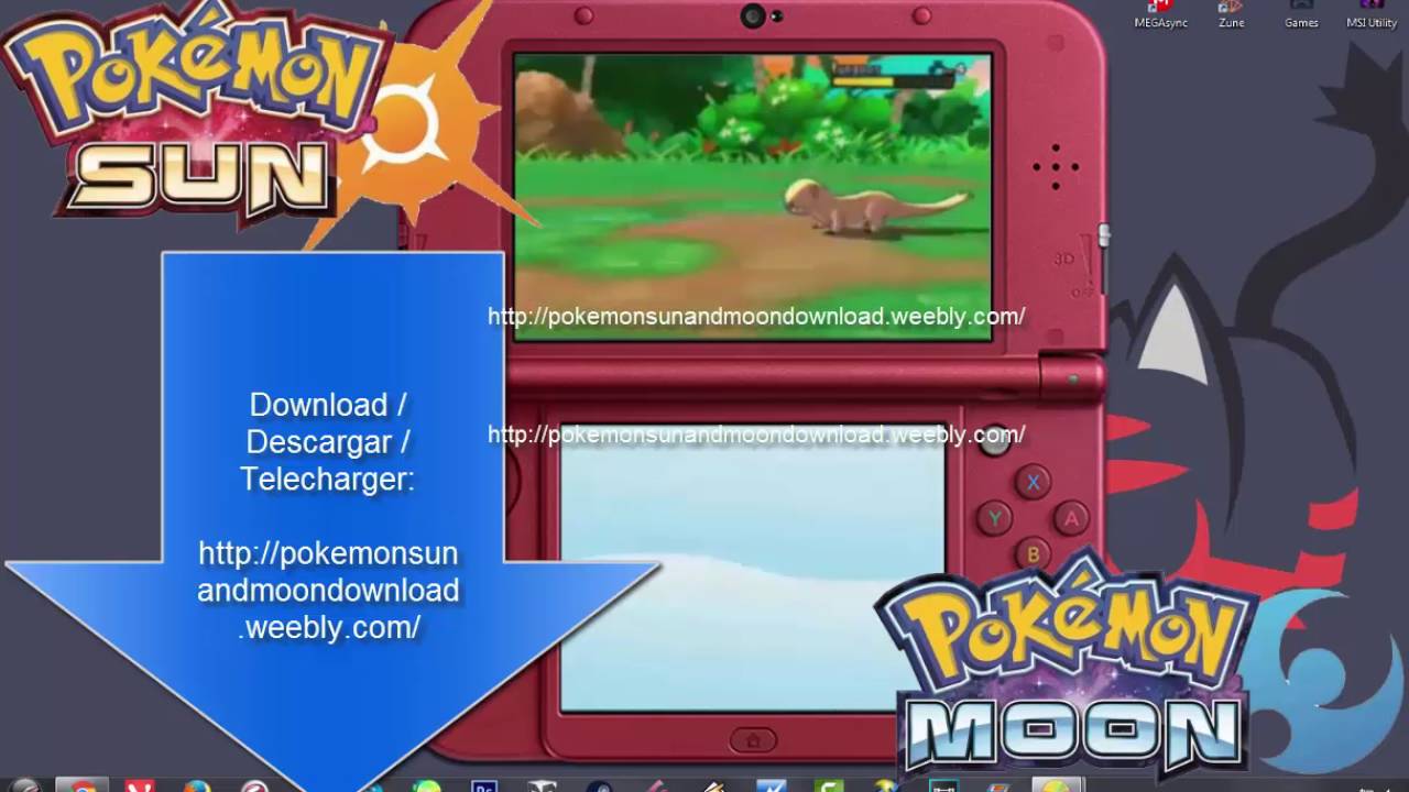 Pokémon Soleil et Pokémon Lune Rom 2016 [Télécharger] [Tutoriel] Citra