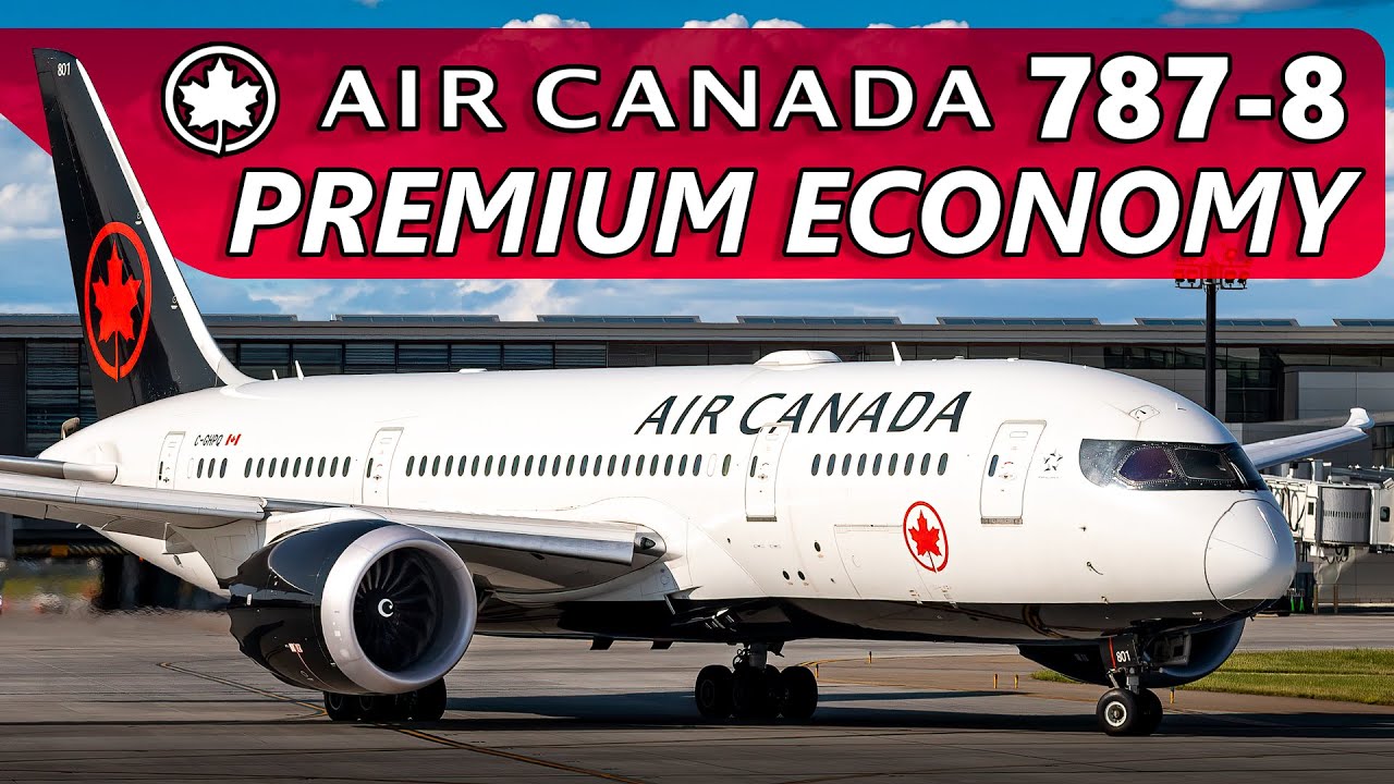 Flying Air Canadas DOMESTIC PREMIUM ECONOMY 787 8 Toronto to Calgary 4K