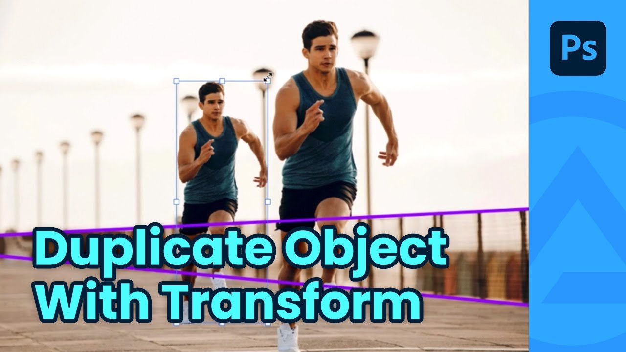 How to Duplicate Any Object with Transform | Adobe Photoshop | 01 - YouTube