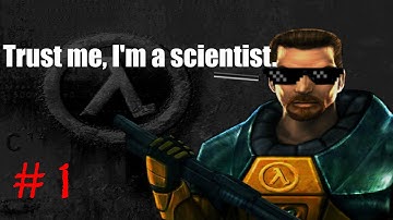 AlexTriesToGame: Half Life part 1 - Training Room