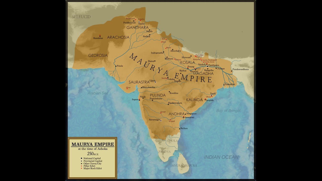 Ashoka, Emperor who gave up war YouTube