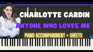 Charlotte Cardin - Anyone who loves me Piano tutorial + SHEETS LIKE THE ORIGINAL