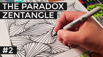 Drawing the Paradox Zentangle #2