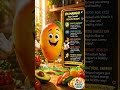🥭 Mango Superfruit Song 🎶 | Healthy Food for Kids #shorts #kidssongs  #3danimation
