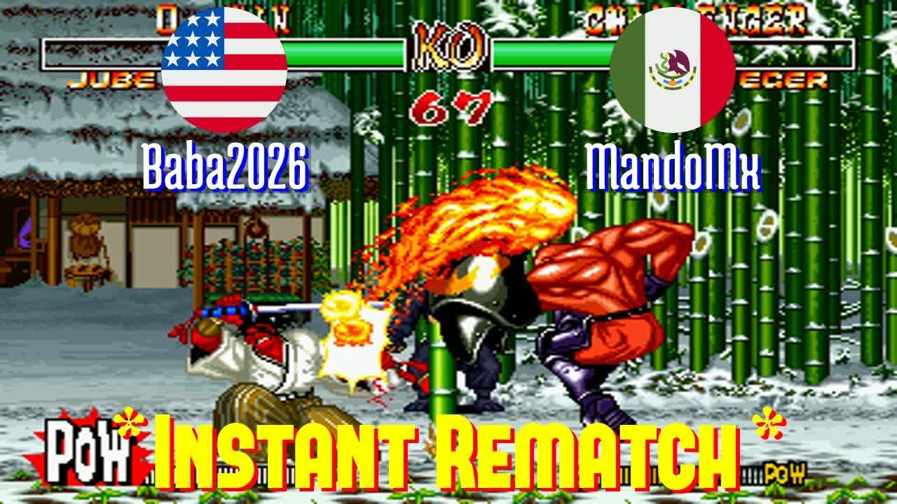 FT3 @samsho2: Baba2026 (US) vs MandoMx (MX) [Samurai Shodown II