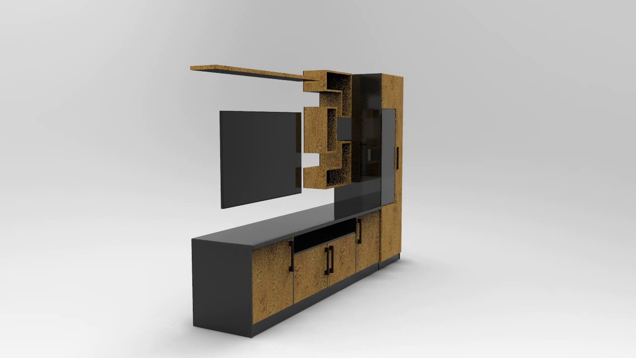 Tv Unit 3d Model Download on 3d2v.com