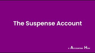 The Suspense Account