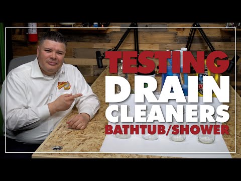 Testing Drain Cleaners