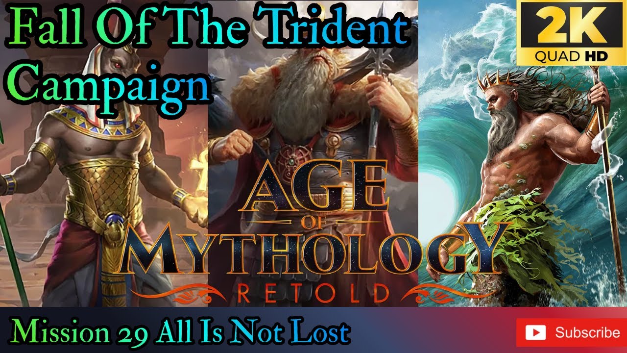 AOM Retold Fall Of The Trident Campaign Mission 29 All Is Not Lost (UHD) 60FPS