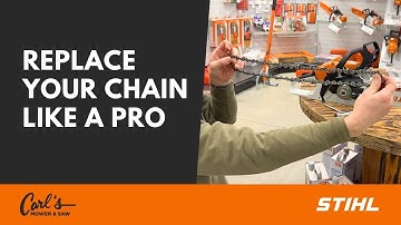 How to Replace Your STIHL Chainsaw Chain in Under 2 Minutes