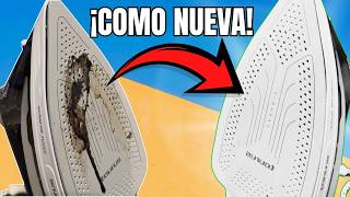 Cómo LIMPIAR una PLANCHA QUEMADA con Paracetamol (Sin rayar) 💊🔥