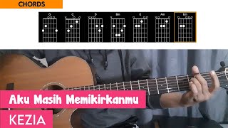 (Chord Mudah) Aku Masih Memikirkanmu - Kezia | Tutorial Gitar | Dan Ku bertemu dia