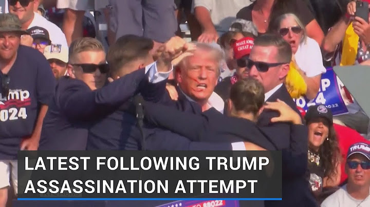 Latest following Donald Trump assassination attempt