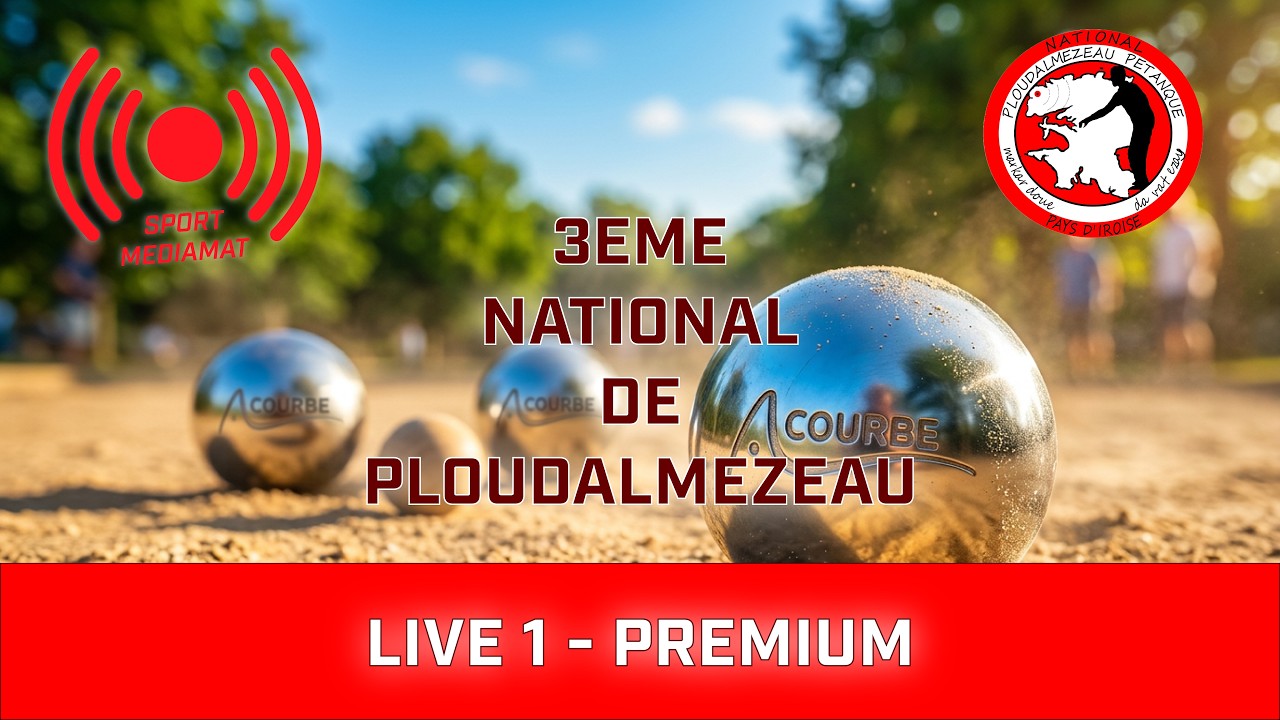 Miniature : 🔴 LIVE 1 - Vétérans (Après-Midi) | National de Ploudalmézeau 2026 | Sportmediamat