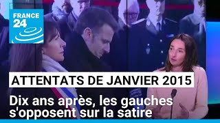 Attentats contre Charlie Hebdo : dix ans après, les gauches s'opposent sur la satire • FRANCE 24
