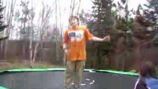 mitchell on trampoline