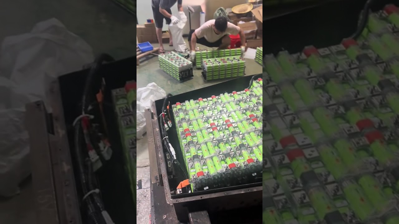 Tháo rỡ pin xe ô tô điện lấy cell 26800 dung lượng trên 5000mah 1 cell 