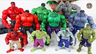 Marvel Hulk Smash~! Green Hulk vs Red Hulk vs Gray Hulk | Marvel legends 80th anniversary hulk GO~!