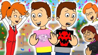 The ULTIMATE Behavior Chart Day / Caillou Gets The PINK DIAMOND Card!!!