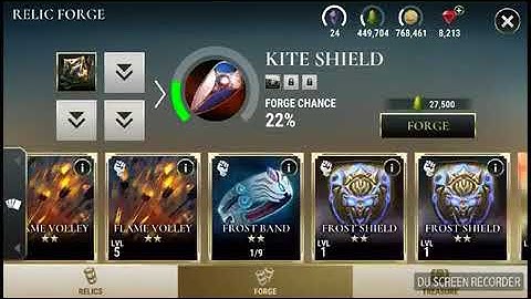 Dawn of Titans , forge 4s relic ,  just one time attempt