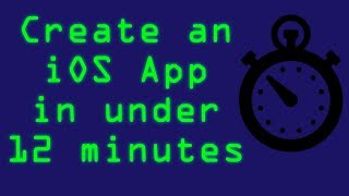 Build an iOS App in Under 12 Minutes using Xcode - beginner iOS app tutorial