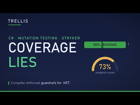 Mutation Testing in C# with Stryker.NET: Why 100% Coverage Lies (and Testing AI's Tests)