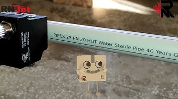 Industrial inkjet printer for pipes RNJet 200 | Black and Red Bi-color ink jet printer