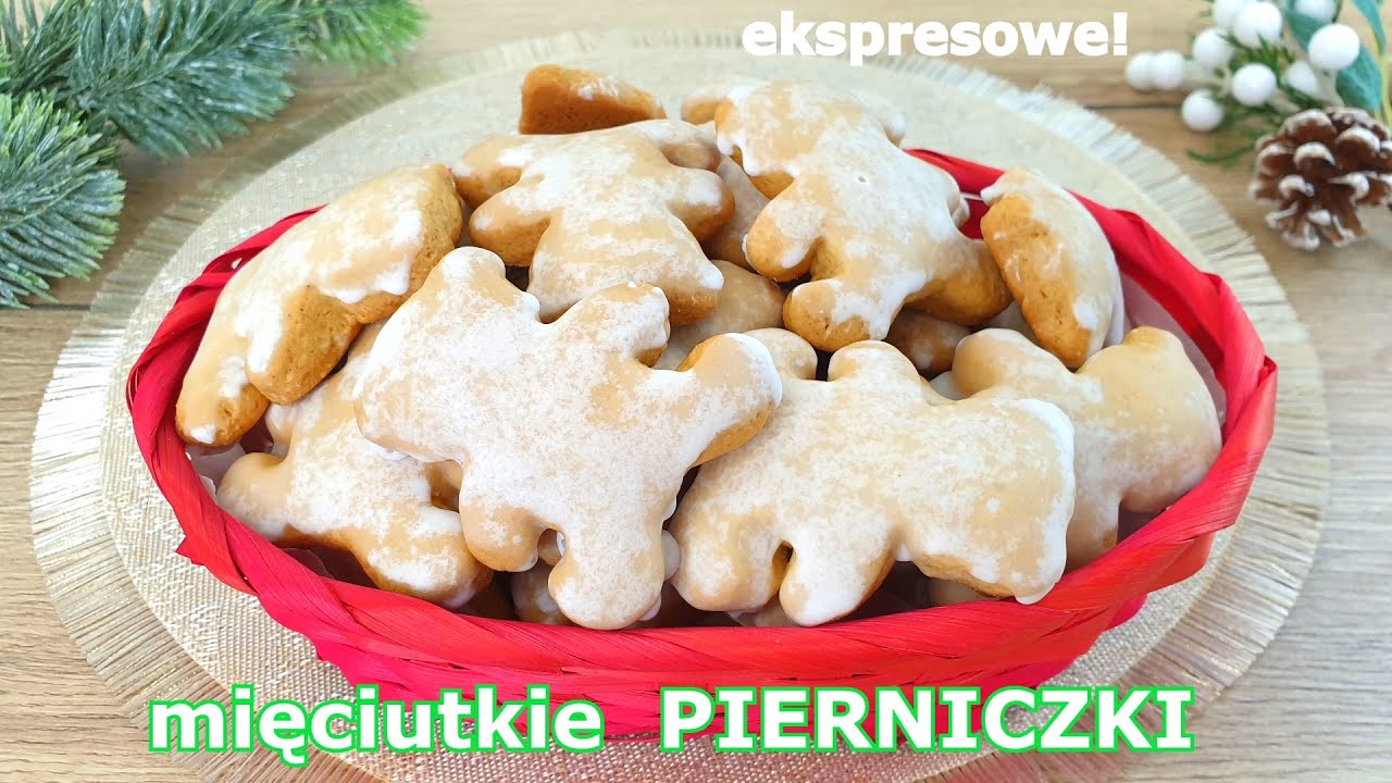 Najlepsze pierniczki - ekspresowe i mięciutkie 👌 pyszne ciasteczka świąteczne w 15 minut  🎅