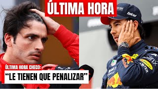 Checo Pérez HUNDIDO tras la TRAICIÓN de Carlos Sainz.