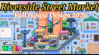 New Update!!! Riverside Street Market Full Design Toca Boca World