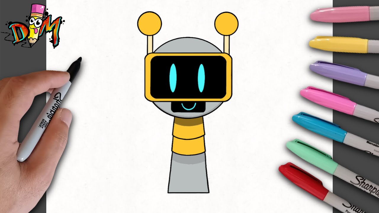 Como desenhar Sprunki Incredibox ( FUN BOT ) how to draw sprunki ...