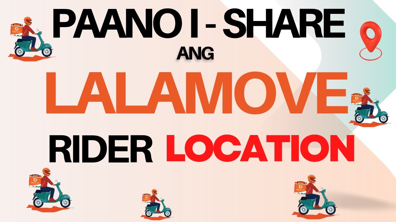 Paano I share Ang lalamove rider location ( easy step) YouTube