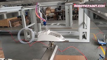 RPG 6 Axis Robotic Sprayer Painting Tests Before Delivery