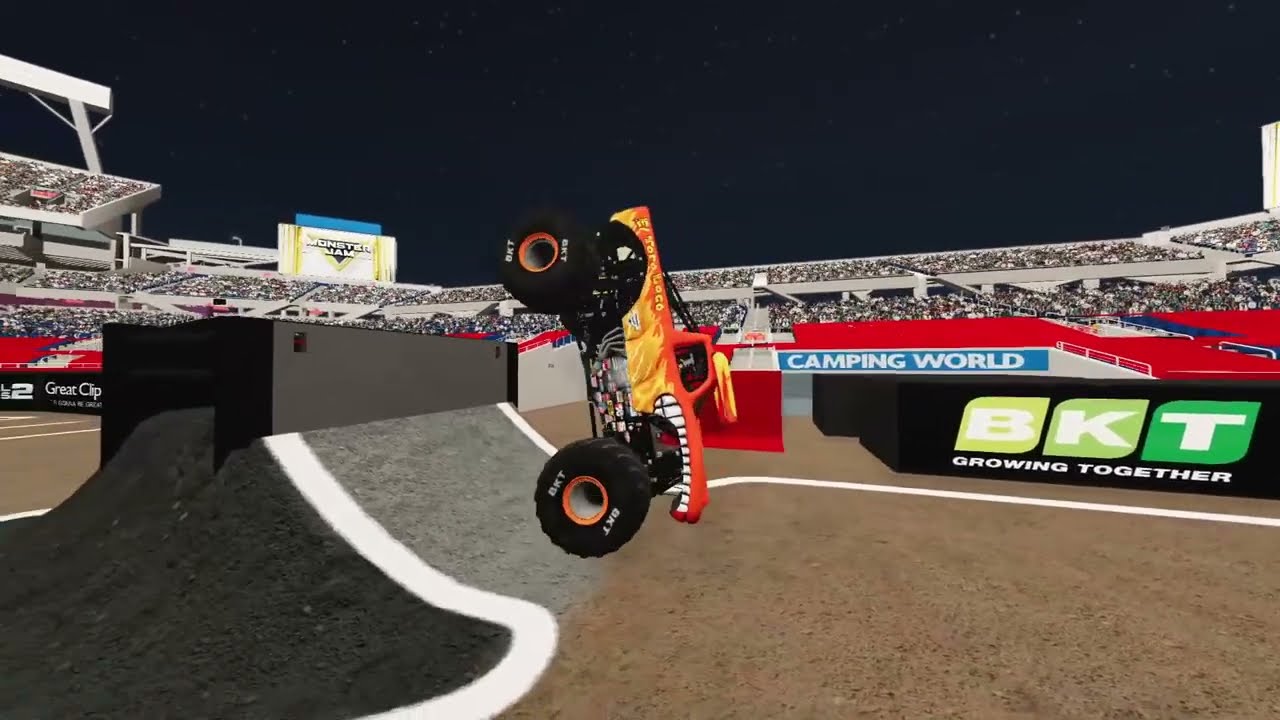 BeamNG Monster Jam Destruction Series - 2024 - 8 - Orlando 1