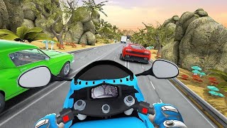 Traffic Moto Rider Bike Race Gameplay Android & ios 2024 | Ultra Realistic Graphics screenshot 2