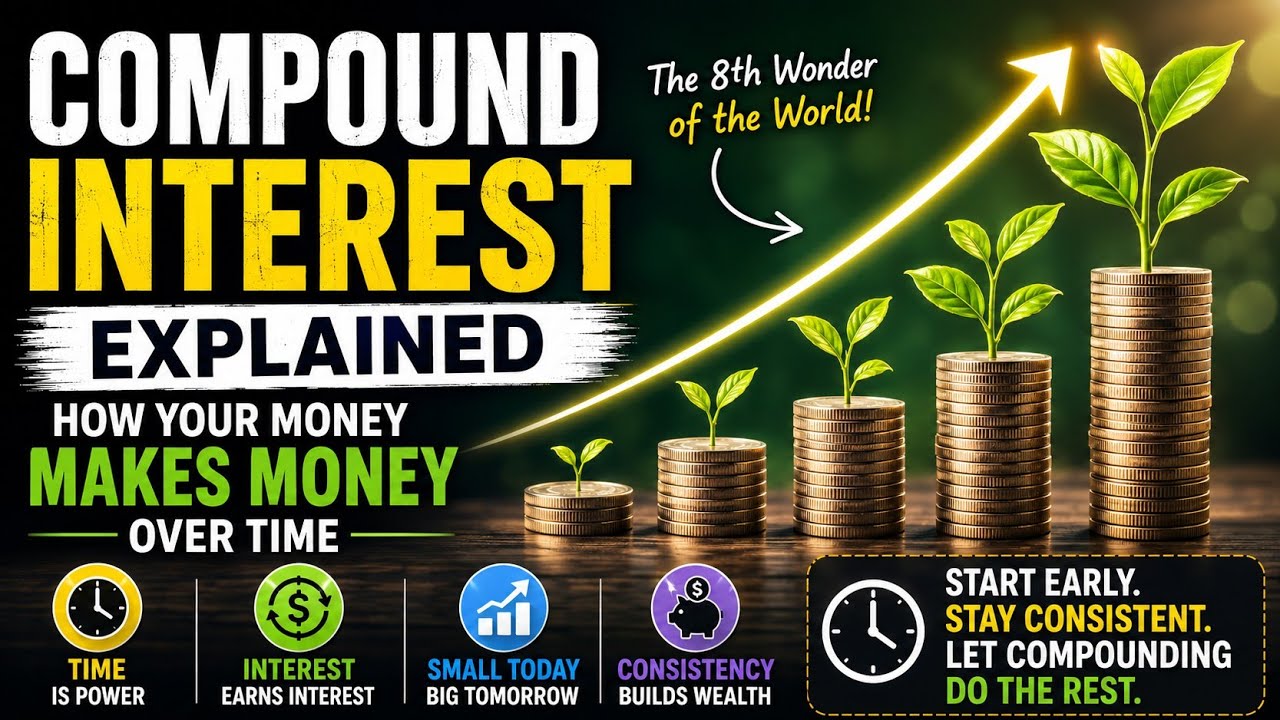 Compound Interest Explained: How Your Money Makes Money Over Time - YouTube