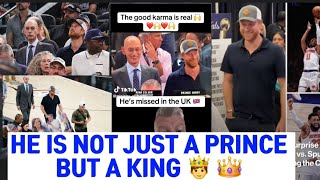 🏀👀 NBA Finals Surprise: Prince Harry Spotted Supporting a Veteran—Not Seeking Spotlight