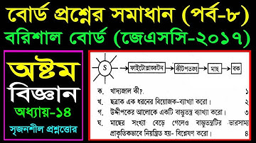 47. Class 8 Science Board Question Chapter 14 (Part-8) || Eight Biggan || পরিবেশ এবং বাস্তুতন্ত্র