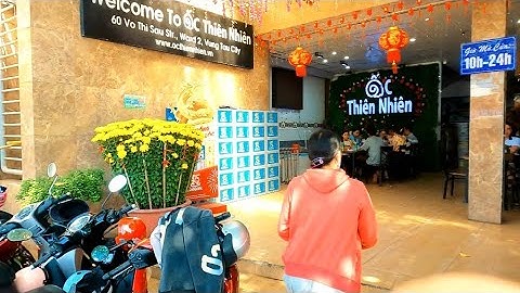 Quán Ốc Thiên Nhiên Bãi Sau Vũng Tàu – Ngon, Giá Rẻ, Thưởng Thức Không Lo Tốn!