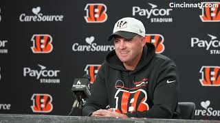 Zac Taylor on Ted Karras's high energy personality and leadership as the Bengals center