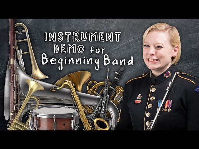 Instrument Demonstration for Beginning Band class=