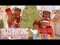 DECORATING OUR HOUSE FOR CHRISTMAS! Roblox Bloxburg Roleplay